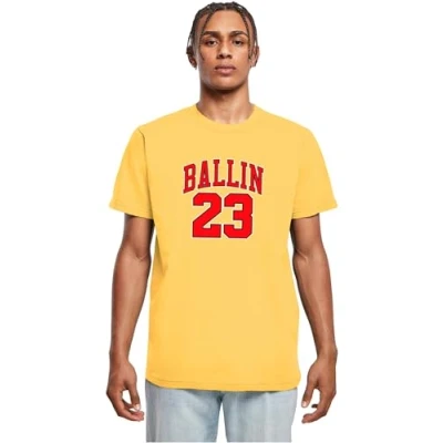 Abbildung von Mister Tee Ballin 23 Tshirt print, Herren, Größe: 3XL, Taxi yellow