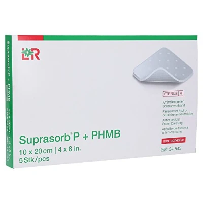 Abbildung von Suprasorb P+phmb Schaumverband 10x20 cm