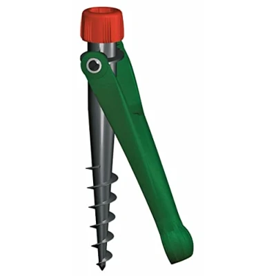 Abbildung von Krinner® Sonnenschirmständer Sonnenschirmhalter Vario Drill (für Strand und Wiese) Made IN Germany