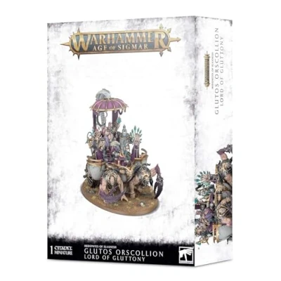 Abbildung von Games Workshop Warhammer AoS Hedoniten von Slaanesh Glutos Orscollion, Herr der Gluttony Schwarz 99120201105