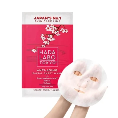 Abbildung von Hada Labo Tokyo Red Anti Aging Sheet Mask in sachet