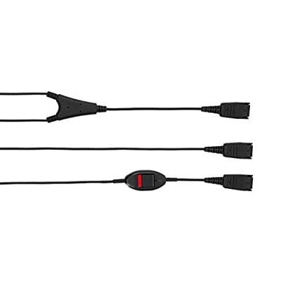 Abbildung von Jabra 8800 02 01 Supervisor QD Kabel mit Mute Switch Schwarz