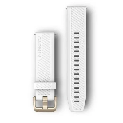 Abbildung von Garmin Quick Release 20 mm Silikonarmband Einheitsgröße, Farbe: Weiß