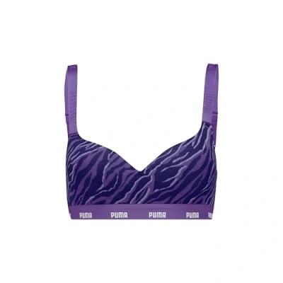 Abbildung von PUMA Sport Bustier Iconic Racerback Bra (1 tlg) mit Markenschriftzug am Unterbrustband