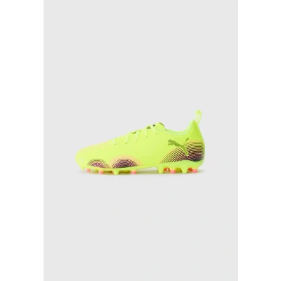 Abbildung von Puma Future 8 PLAY MG JR Unisex Fußballschuh Nocken für Kinder, Größe: 34, Yellow alert/black/sun struck Schuhe