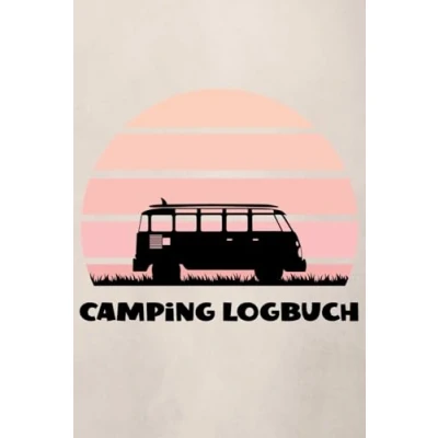 Abbildung von Camping Logbuch rosa Reisetagebuch Camper Geschenk Wohnmobil Wohnwagen Reise Buch: 120 Seiten zum eintragen DIN A5 Format Vorlagen ausfüllen