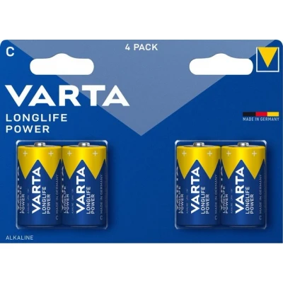 Abbildung von Varta 4 4914 Longlife Power C / Baby Alkaline im 4er Blister Batterie