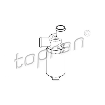 Abbildung von TOPRAN 207 538 Leerlaufregler elektrisch OPEL: Astra F Caravan, Frontera A Sport SUV Cabrio, CC