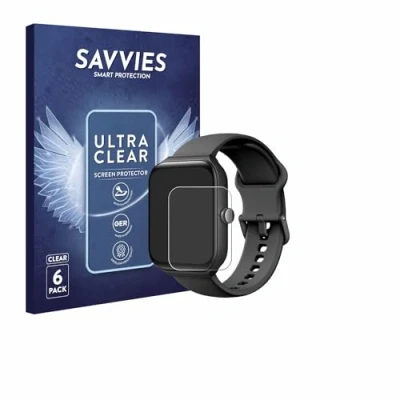 Abbildung von Savvies 6 Stück Schutzfolie für Toobur IDW16 1.95&quot; Displayschutz Folie Ultra Transparent