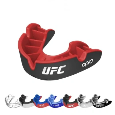 Abbildung von OPRO Silver Level UFC Sport Mundschutz für Erwachsene und Jugendliche, Zahnschutz mit neuem Anpassungswerkzeug Kampfsport, Boxen, BJJ (UFC Schwarz, Jugend)