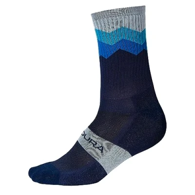 Abbildung von Endura Jagged Fahrradsocken für Herren, Marineblau, S