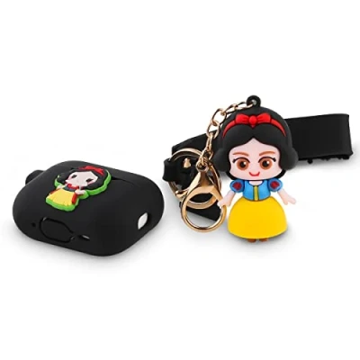 Abbildung von Derhom Airpods Pro 2 Silikon Niedliche Lustige Abdeckung Kompatibel mit Apple und 2[Cartoon Puppe Serie] (Princess)