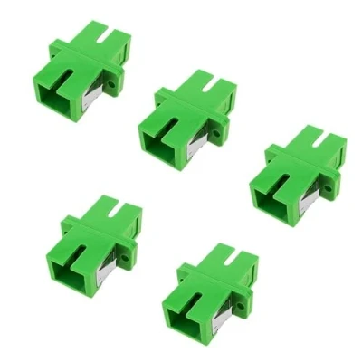 Abbildung von Elfcam Glasfaser Adapter, LWL Adapter/Kupplung (5 Stück, SC APC Simplex)