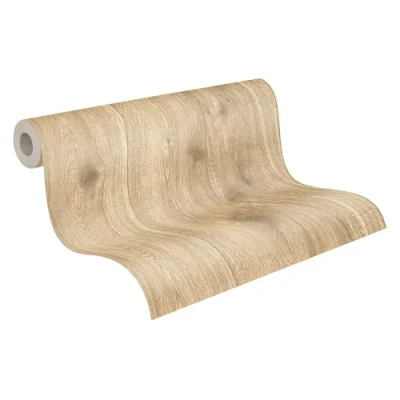 Abbildung von living walls Vliestapete &quot;Best of Wood`n Stone&quot;, Holz realistisch gestreift, Tapete Holzoptik