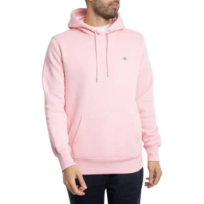 Abbildung von GANT Herren REG Shield Hoodie Kapuzenpullover, California PINK, 58