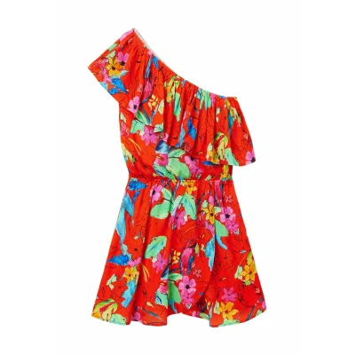 Abbildung von Desigual Damen Vest_monaco 3090 Dress, Rot, S EU