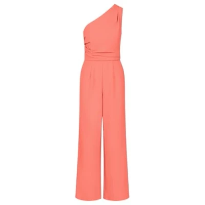 Abbildung von Apart Oneshoulder Jumpsuit, Damen, Größe: 42, Koralle