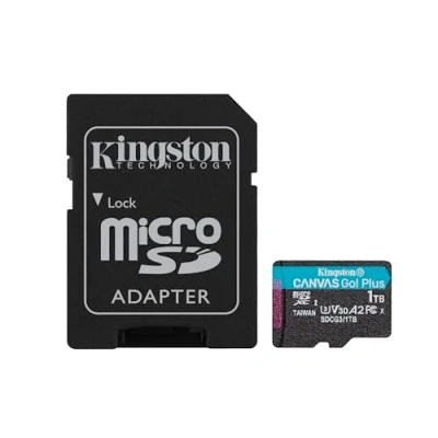 Abbildung von Kingston Canvas Go! Plus MicroSDXC 1TB + SD Adapter