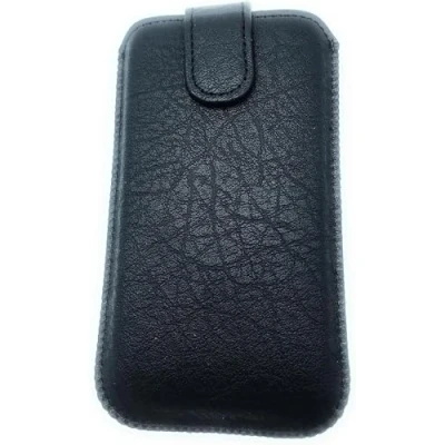 Abbildung von Handy Tasche Schutz Hülle Slim Case Cover Etui schwarz mit Magnetverschluss für Bea Fon SL250