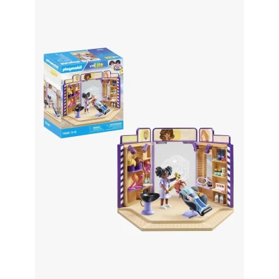 Abbildung von Playmobil® Konstruktions Spielset Friseursalon (71535), My Life, (80 St), Made in Europe