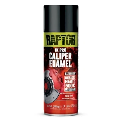 Abbildung von U POL Sprühlack RAPTOR Bremssattellack Caliper Enamel Hitzebeständig bis 500C, 500C