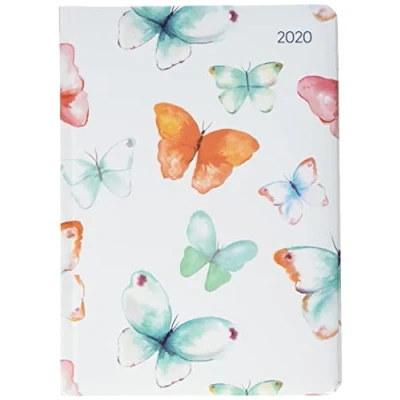 Abbildung von Ladytimer Grande Butterflies 2020 Schmetterlinge Taschenplaner Taschenkalender A5 (15 x 21) Weekly 128 Seiten Notizbuch Terminplaner