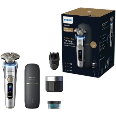 Abbildung von Philips Elektrorasierer Series i9000 Prestige Ultra XP9404/46, Aufsätze: 1, mit SkinIQ Technologie, inkl. UV Ladecase, 1 Kartusche