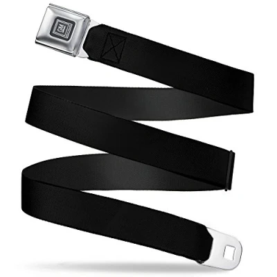 Abbildung von Buckle Down Sicherheitsgurt, 2,5 cm breit, 50,8 lang, Schwarz mehrfarbig 4 Breit 61 97 in Länge