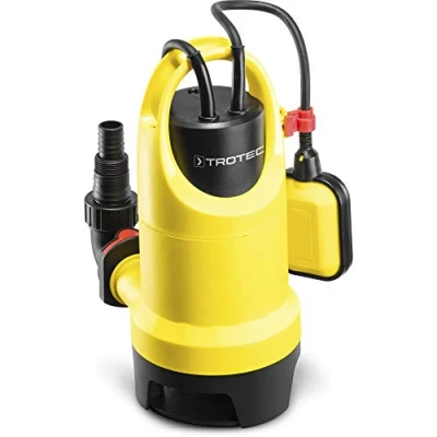 Abbildung von TROTEC Schmutzwasser Tauchpumpe TWP 7536 E, 750 W Leistung, 12.500 l/h Förderleistung, 8 m Förderhöhe