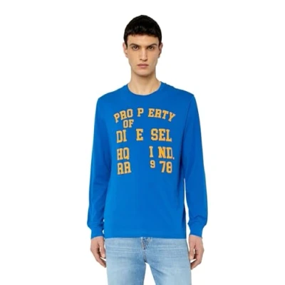 Abbildung von Diesel Herren T just Ls K1 Shirt, 0GRAI 8II 0GRAI, S
