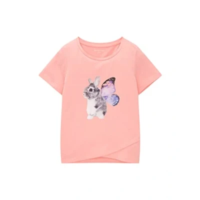 Abbildung von TOM TAILOR Mädchen Kinder T Shirt mit Print 1035198, Pink, 92 98