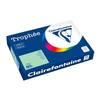 Abbildung von Clairefontaine Kopierpapier 1882PC A3 80g hellgrün 500 Blatt
