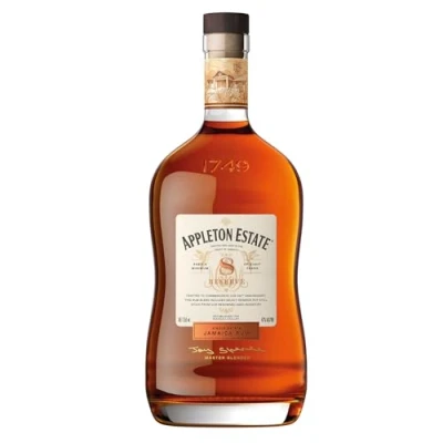 Abbildung von Appleton Estate Reserve Blend 8 Years Old Jahre gereifter, gold brauner Jamaica Rum, zum pur Genießen oder für Cocktails 1 x 0,7 l