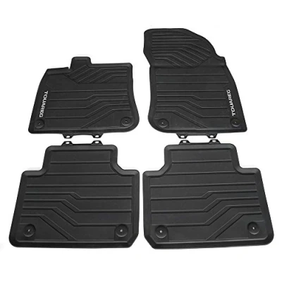 Abbildung von Volkswagen Passform Fußmatten VW Touareg III (CR) (4 St), für SUV, Gummifußmatten vorne und hinten, rutschfest, abwaschbar, 76106150082V