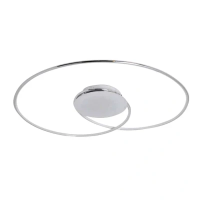 Abbildung von Lindby LED Deckenlampe Joline, 74 cm, chromfarben, Metall