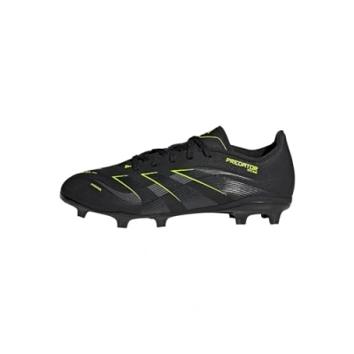 Abbildung von adidas Performance Predator League Fußballschuhe Naturrasen für Kinder, Größe: 35, Core black lucid lemon Schuhe