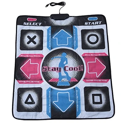 Abbildung von Tosuny Tanzunterlage rutschfeste verschleißfeste Tanzschritt Tanzmatte Dance Pad mit USB für PC