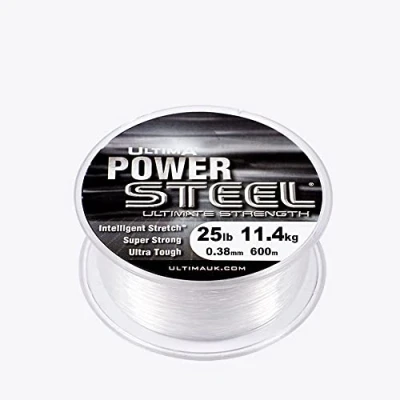 Abbildung von ULTIMA Power Steel Hi Tech Monofil, Klaar, 0.38mm 25.0lb/11.4kg