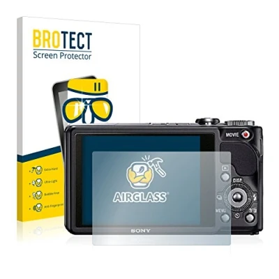 Abbildung von BROTECT Schutzglas für Sony Cyber Shot DSC HX9V Schutzfolie Panzer Folie Glas [Extrem Kratzfest 9H, Anti Fingerprint, Ultra Transparent]