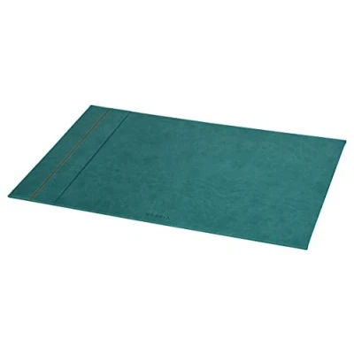 Abbildung von Rhodia 194485C Schreibunterlage Rhodiarama 60x40 cm, fest, Kunstleder, ideal für Home Office, 1 Stück, Pfaugrün
