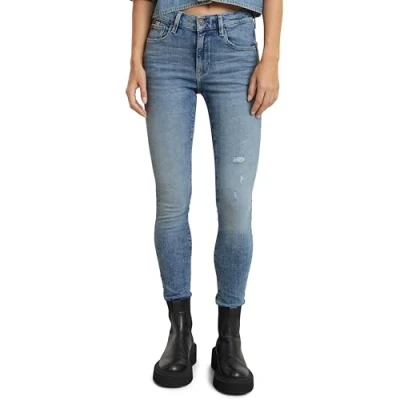 Abbildung von G Star 3301 Skinny WMN Jeans Fit, Damen, Größe: 24x30, Sun faded blue donau