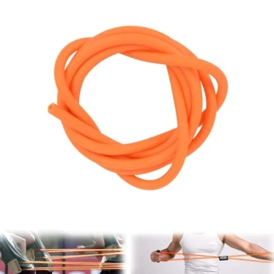 Abbildung von SKYPRO 5 m langer Naturlatexschlauch, chirurgisches Band, Gummischlauch, ID 1,7 mm Außendurchmesser, 4,5 (orange)