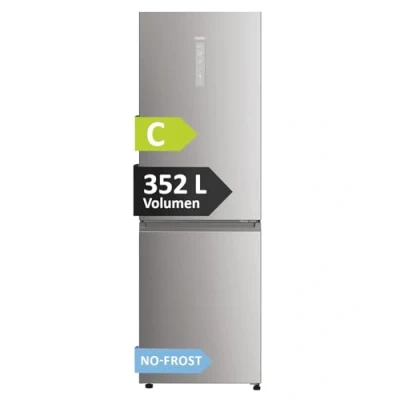 Abbildung von Haier Kühl Gefrierkombination 2D 60 SERIE 5 PRO HDPW5618CNPK I 1,85 m, No Frost Kühlschrank mit Gefrierfach, XL Fassungsvermögen 352L Kühlgefrierkombination freistehend LED &amp; Wi Fi