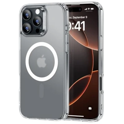 Abbildung von ESR für iPhone 16 Pro Max Hülle, kompatibel mit MagSafe, stoßfester militärnorm Schutz, magnetische Handyhülle Max, Classic Hybrid Hülle (HaloLock), Mattiert