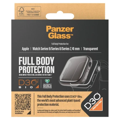 Abbildung von Full Body Case für Apple Watch Series 9 41 mm Transparent