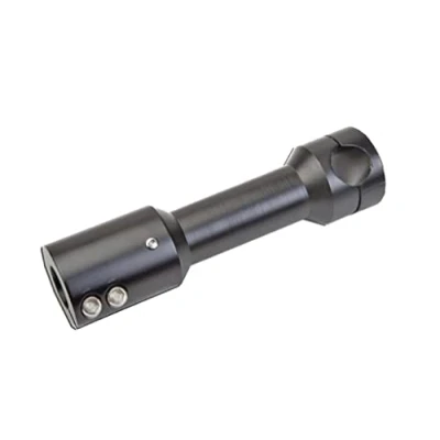 Abbildung von Aufnahme Downhill Lenker Adapter Matt Schwarz für Yamaha Aerox, MBK Nitro 50