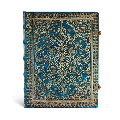 Abbildung von Paperblanks Equinoxe Azurblau Notizbuch Ultra Liniert, 180 x 230 mm