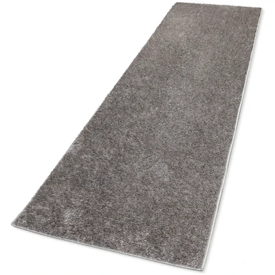 Abbildung von my home Hochflor Teppich &quot;Nickolas&quot;, rechteckig, 30 mm Höhe, Langflor, Shaggy, dichter weicher Hochflor, uni farben, Wohnzimmer