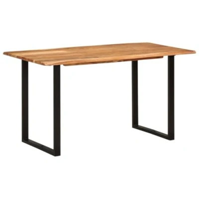 Abbildung von vidaXL Esstisch 140x70x76 cm Akazie Massivholz (1 St)