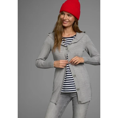 Abbildung von Flashlights Kapuzenstrickjacke, Zum Knöpfen